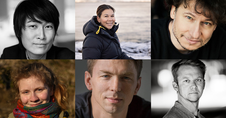 The collage and the individual portraits of the writers can be used in regards to publicity of the writers-in-residence program. Download the press photos of the writers-in-residence here